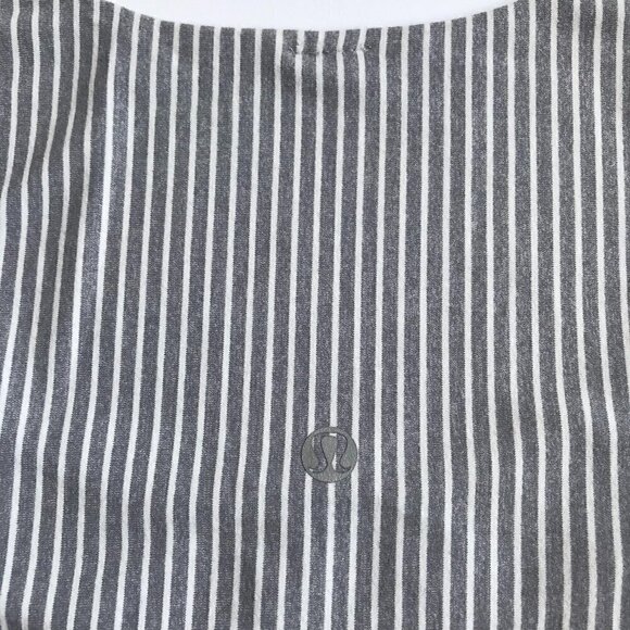 LULULEMON Run Wicking First Base Tank Anti-Stink Stripe Heather Grey suspect S/M - Picture 11 of 14